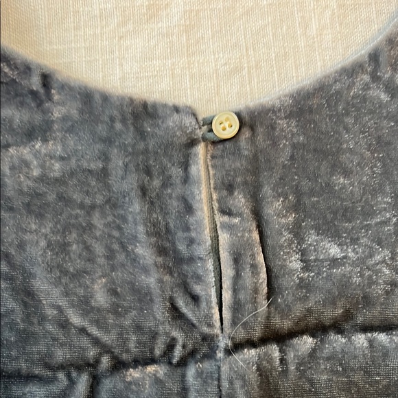 J. Crew Blue Crop Tank Top with Scoop Neckline - Picture 4 of 4